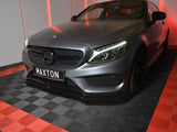 Front Splitter compatible with Mercedes C-Class W205 Coupe AMG Line (2015-2018)
