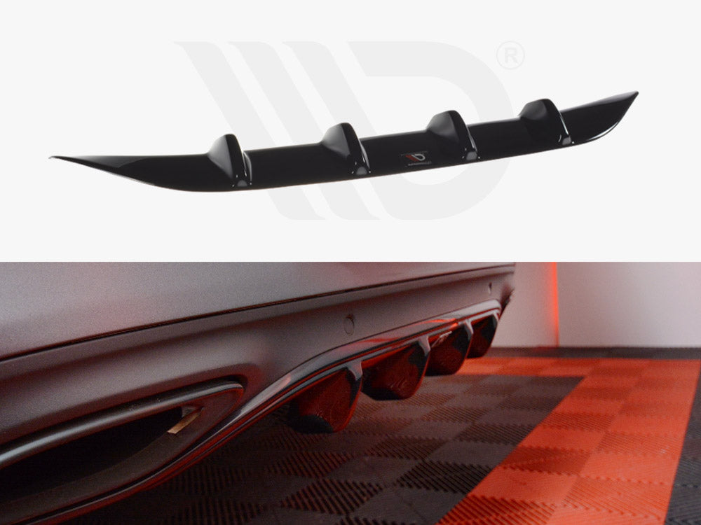 Rear Diffuser Mercedes C-Class W205 Coupe AMG-Line (2015-2018)