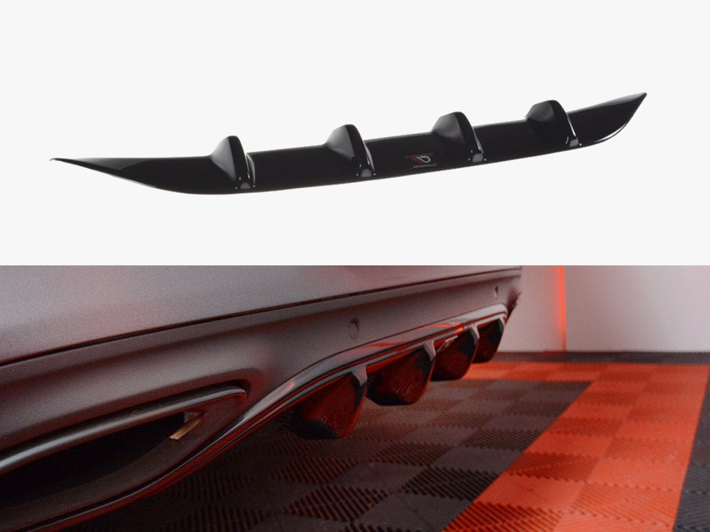 Rear Valance compatible with Mercedes C-Class AMG Line Coupe W205
