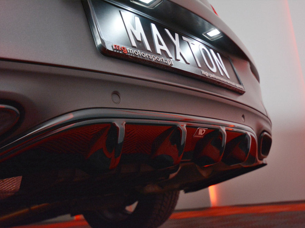 Rear Valance compatible with Mercedes C-Class AMG Line Coupe W205