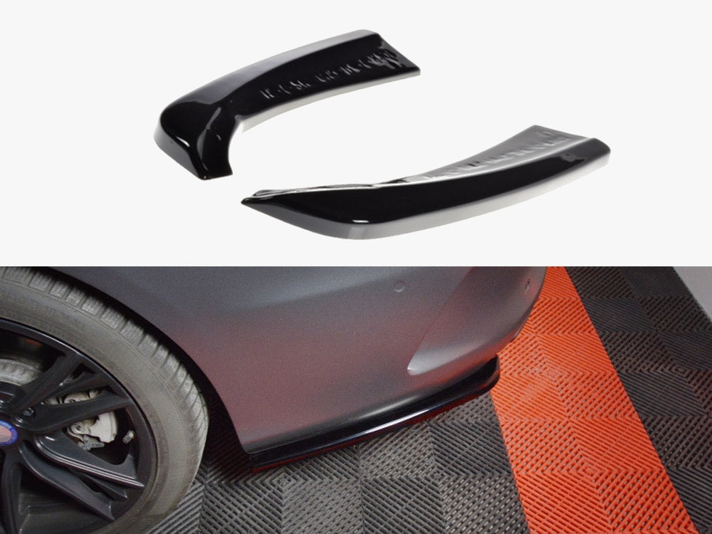 Rear Side Splitters compatible with Mercedes C-Class W205 Coupe AMG Line (2015-2018)