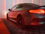 Side Skirts Splitters compatible with Mercedes C-Class W205 Coupe AMG Line (2015-2018)