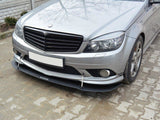Front Racing Splitter compatible with Mercedes-Benz C Sedan / Estate AMG Line W204 / S204