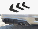 Rear Diffuser V.2 compatible with Mercedes C W204 AMG Line (Facelift) (2011-2014)