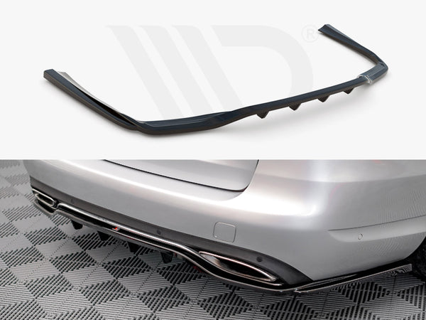 MAXTON DESIGN Central Rear Splitter (Vertical Bars) Mercedes C W205 Estate (2014-2018)