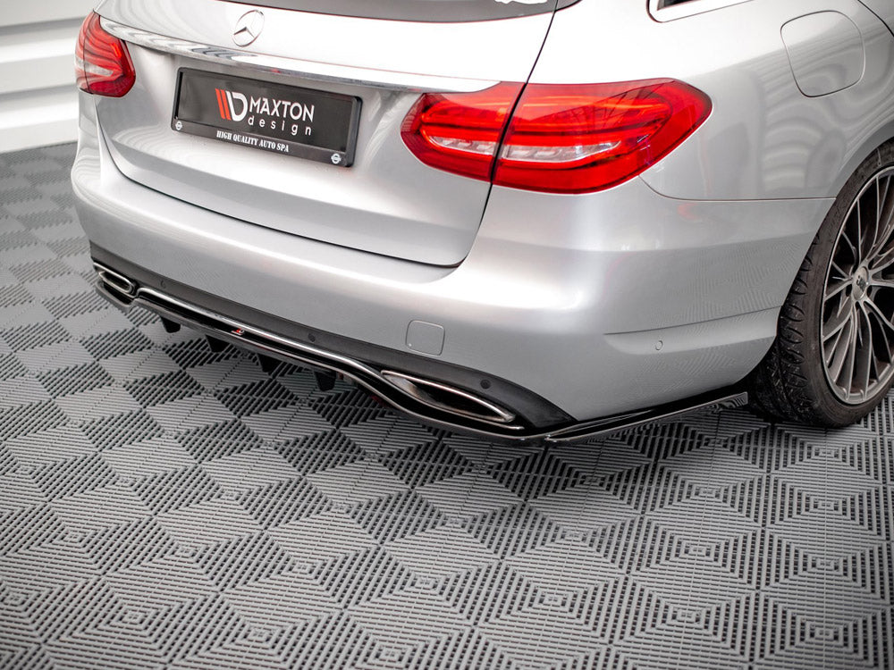 Rear Splitter (Vertical Bars) compatible with Mercedes C W205 Estate