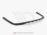 MAXTON DESIGN Central Rear Splitter (Vertical Bars) Mercedes C W205 Estate (2014-2018)