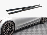 Side Skirts Diffusers compatible with Mercedes C W205 (2014-2018)
