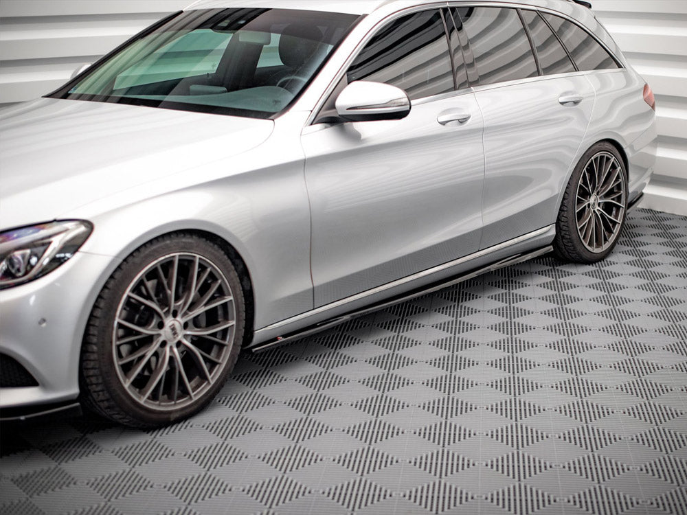 Side Skirts Diffusers compatible with Mercedes C W205 (2014-2018)