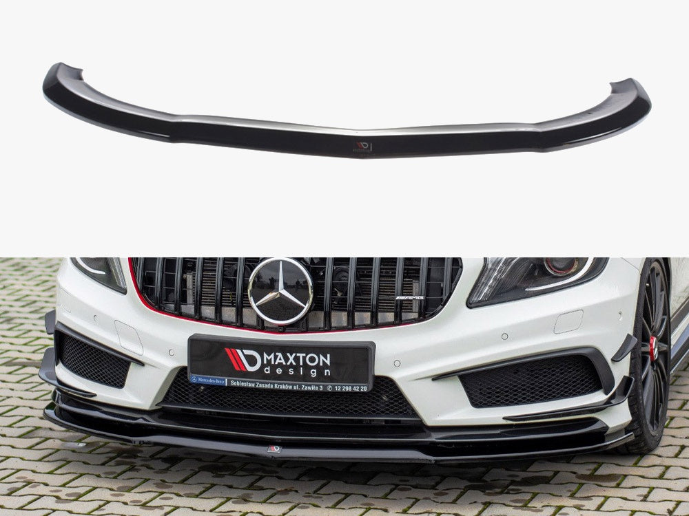 Front Splitter compatible with Mercedes A45 AMG W176