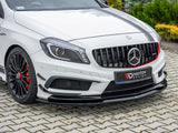 Front Splitter compatible with Mercedes A45 AMG W176