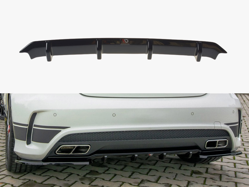 Rear Valance compatible with Mercedes A45 AMG W176 - Textured