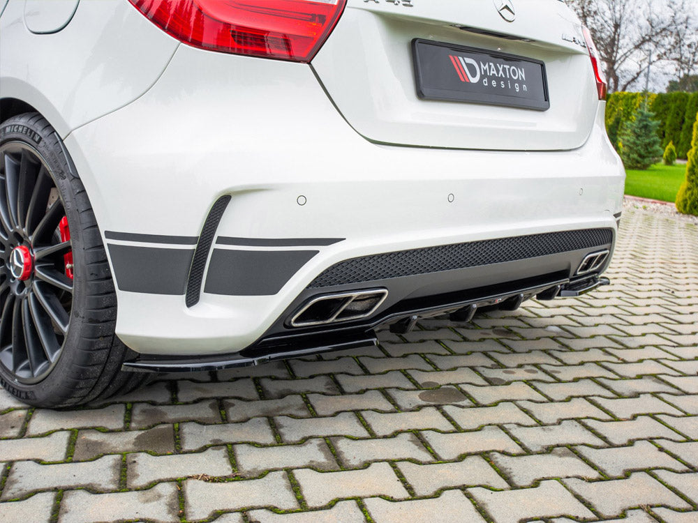 Rear Valance compatible with Mercedes A45 AMG W176 - Textured