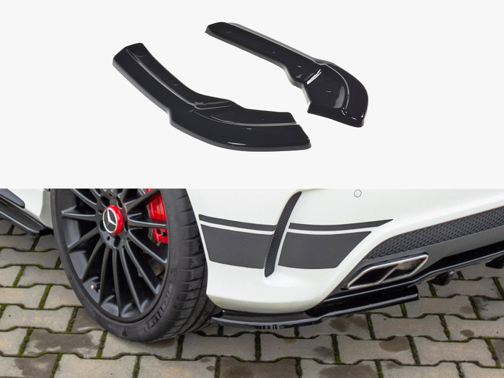 Rear Side Splitters compatible with Mercedes A45 AMG W176 (2013-2015)