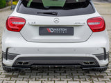 Rear Side Splitters compatible with Mercedes A45 AMG W176 (2013-2015)
