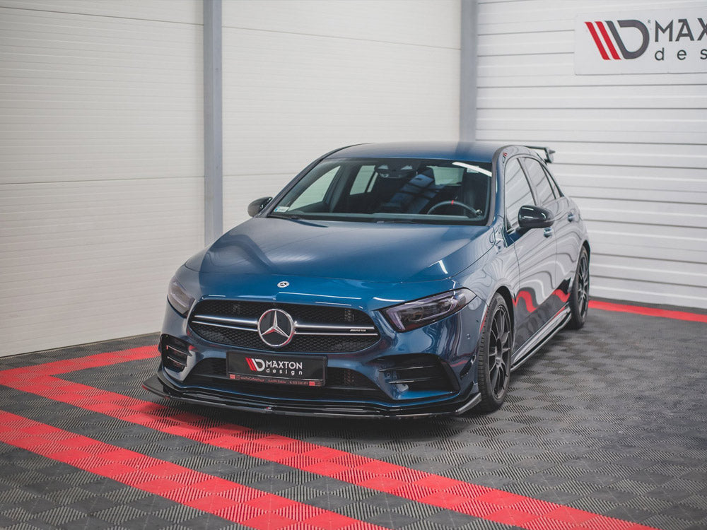 Front Splitter V.3 compatible with Mercedes A35 AMG Aero W177