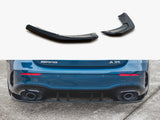 Rear Side Splitters compatible with Mercedes A35 AMG Hatchback W177 - Carbon Look