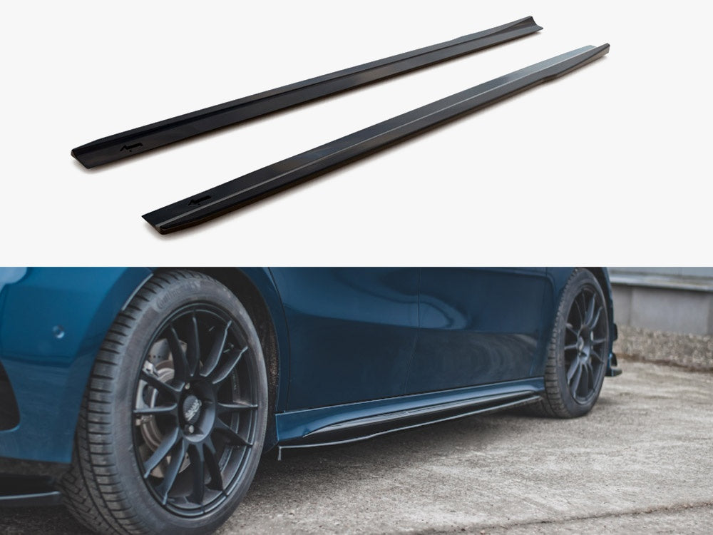 Side Skirts Diffusers V.1 compatible with Mercedes A35 AMG / AMG Line W177
