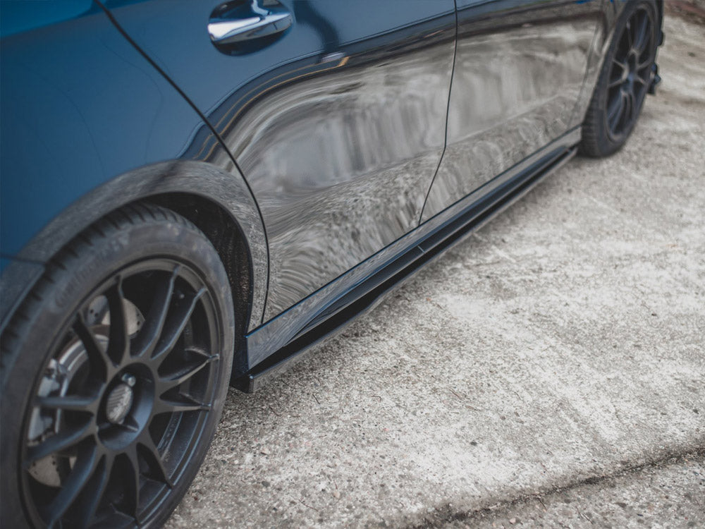 Side Skirts Diffusers V.1 compatible with Mercedes A35 AMG / AMG Line W177