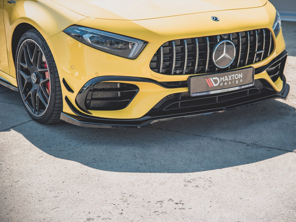 Front Splitter V.1 compatible with Mercedes AMG A 45 S Aero Pack W177