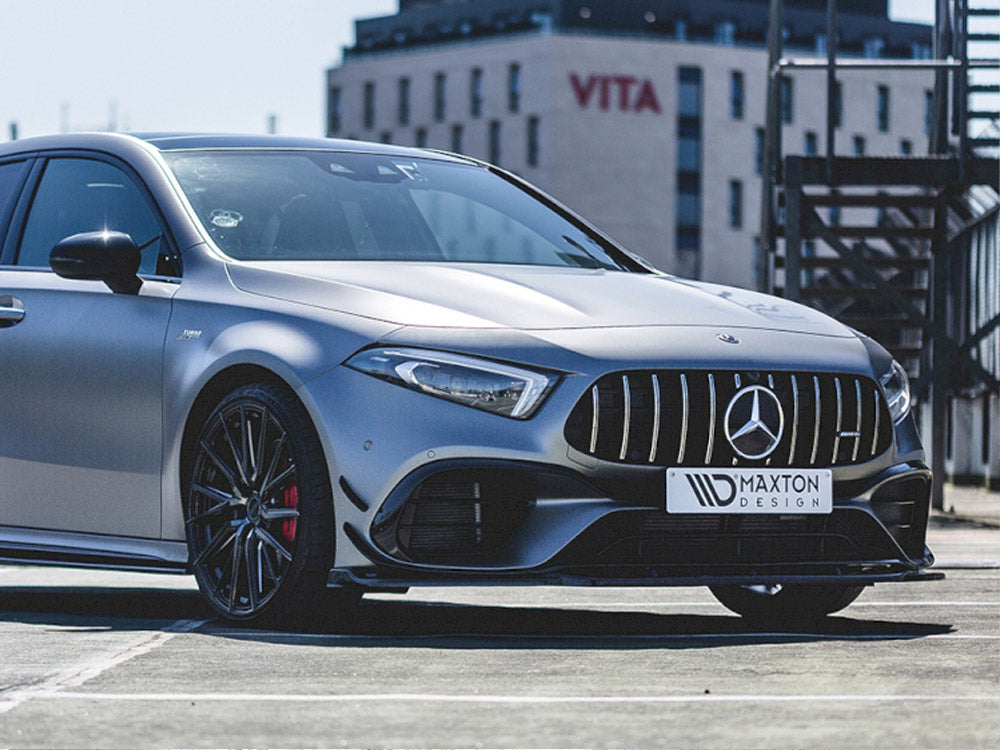 Front Splitter V.2 compatible with Mercedes AMG A 45 S Aero Pack W177