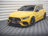Front Splitter V.3 + Flaps compatible with Mercedes-AMG A 45 S Aero Pack W177