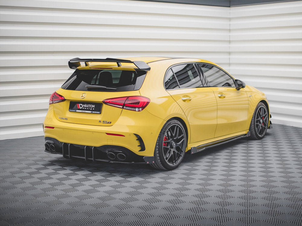 Rear Side Splitters V.2 + Flaps compatible with Mercedes AMG A 45 S Aero Pack W177