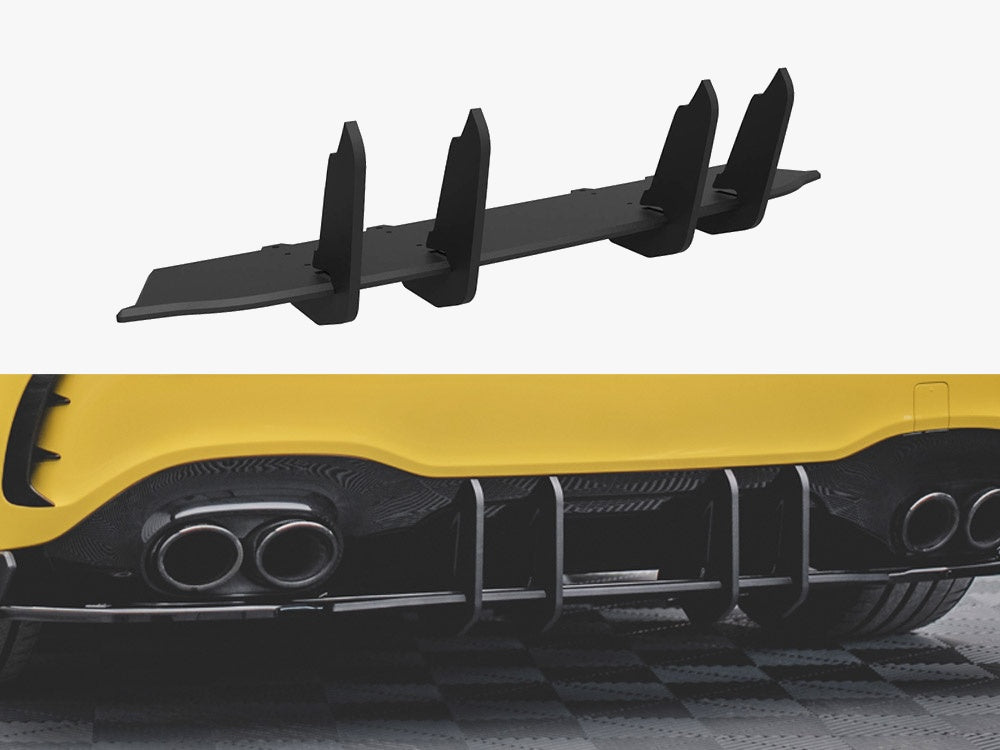 Street PRO Rear Diffuser compatible with Mercedes AMG A45 S Aero Pack W177