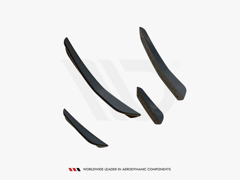 Front Bumper Wings (Canards) compatible with Hyundai i30 N / i30 N Line Hatchback / Fastback Mk3 Facelift