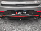 MAXTON DESIGN Central Rear Splitter Hyundai I30 N Hatchback Mk3 Facelift (2020-)