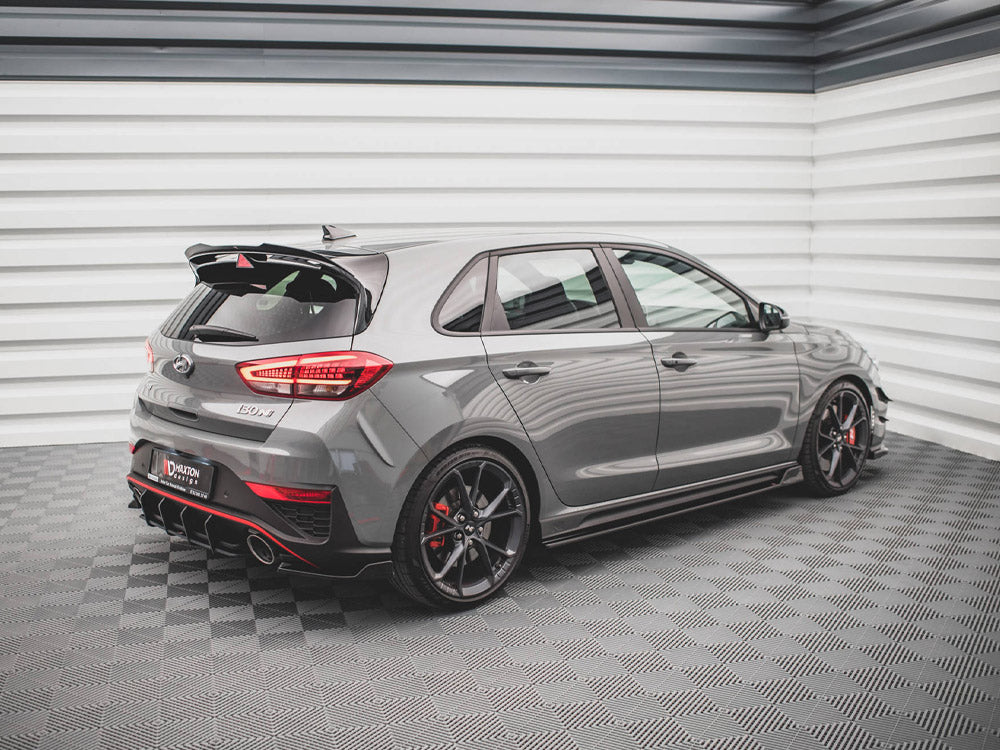 Rear Side Splitters V.3 compatible with Hyundai i30 N Hatchback Mk3 Facelift