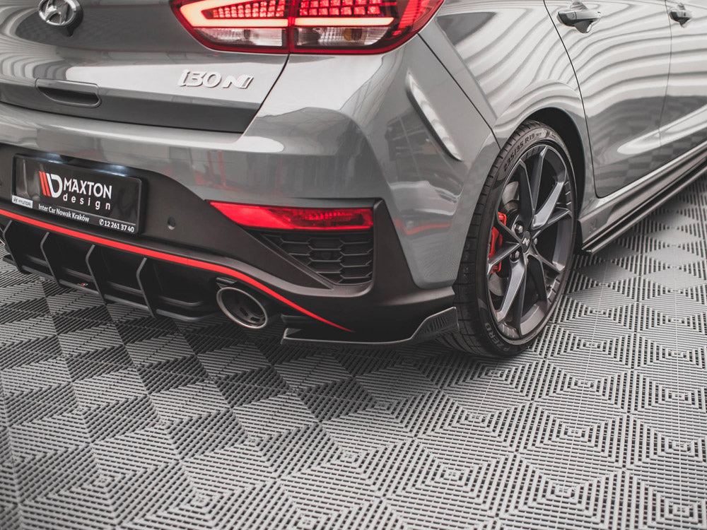 Rear Side Splitters V.3 compatible with Hyundai i30 N Hatchback Mk3 Facelift