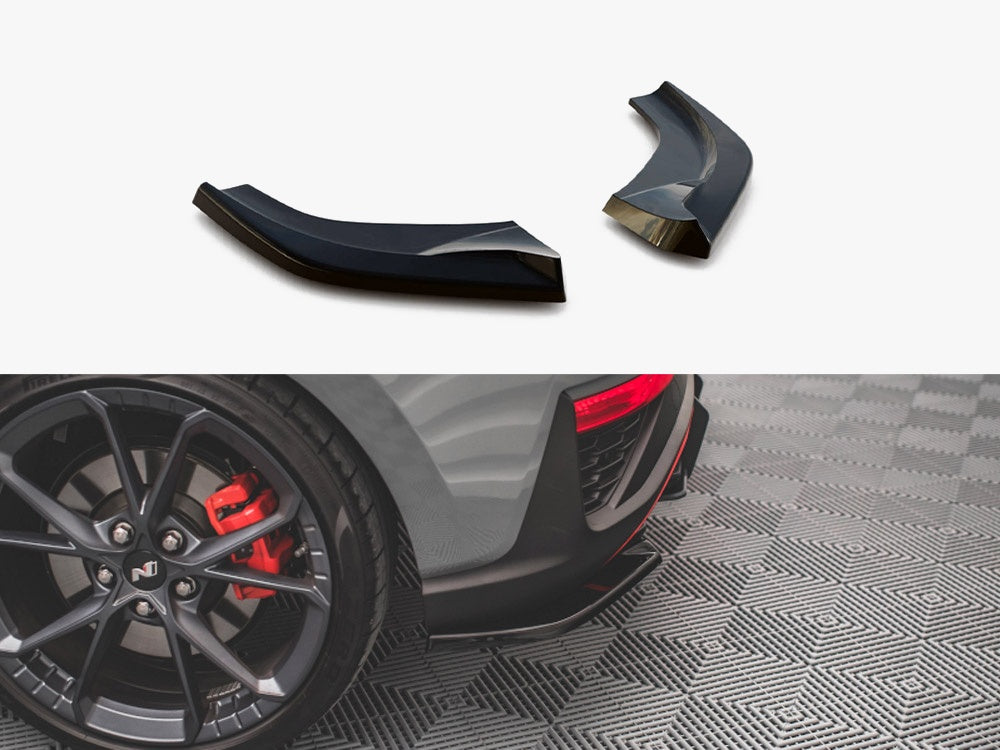 Rear Side Splitters V.2 compatible with Hyundai i30 N Hatchback Mk3 Facelift