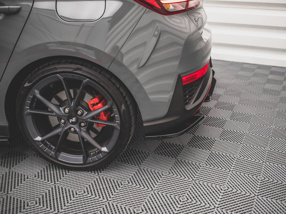 Rear Side Splitters V.2 compatible with Hyundai i30 N Hatchback Mk3 Facelift