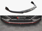 Front Splitter V.1 + Flaps compatible with Hyundai i30 N / i30 N Line Hatchback / Fastback Mk3 Facelift