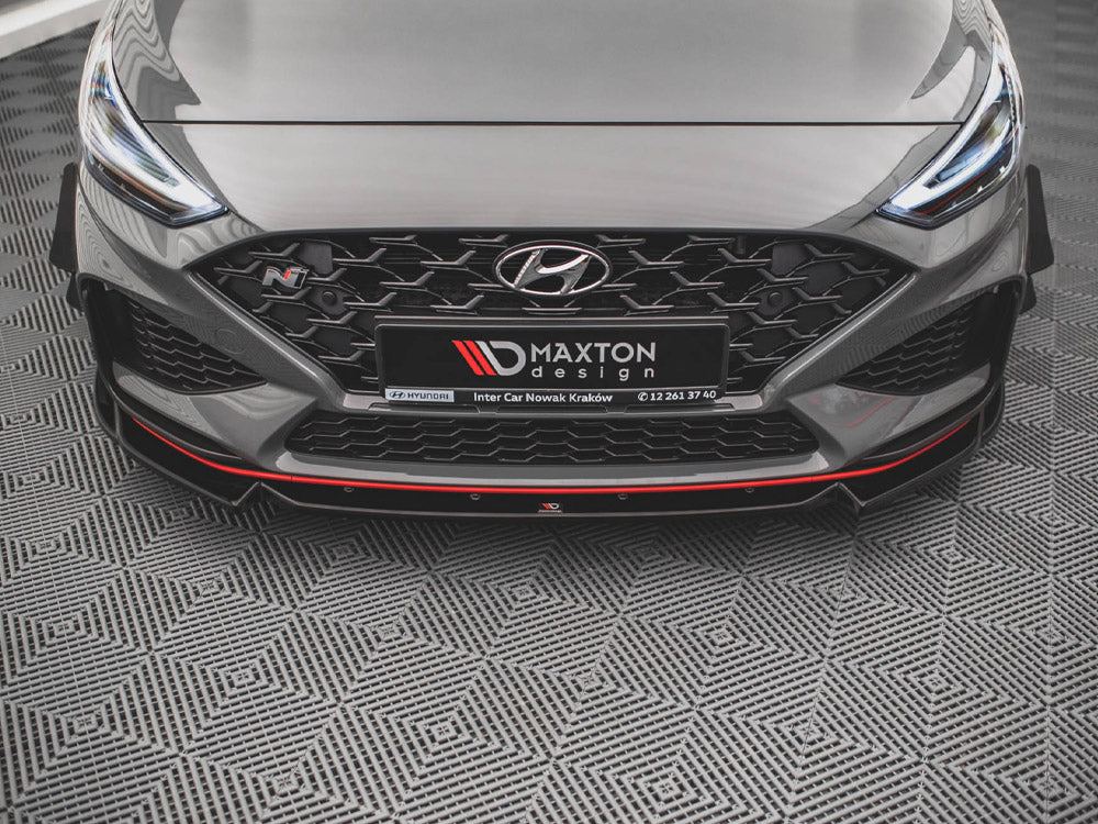 Front Splitter V.2 compatible with Hyundai i30 N / i30 N Line Hatchback / Fastback Mk3 Facelift