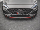 Front Splitter V.2 compatible with Hyundai i30 N / i30 N Line Hatchback / Fastback Mk3 Facelift
