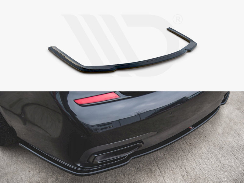 MAXTON DESIGN Central Rear Splitter BMW 7 M-Pack G11 (2015-2018)