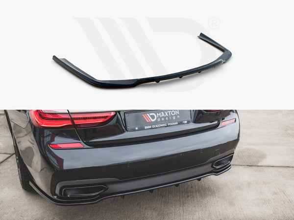 Central Rear Splitter (Vertical Bars) BMW 7 M-Pack G11