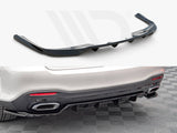 MAXTON DESIGN Central Rear Splitter (Vertical Bars) Mercedes GLS Amg-line X167 (2019-)