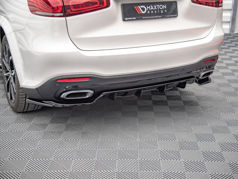 MAXTON DESIGN Central Rear Splitter (Vertical Bars) Mercedes GLS Amg-line X167 (2019-)