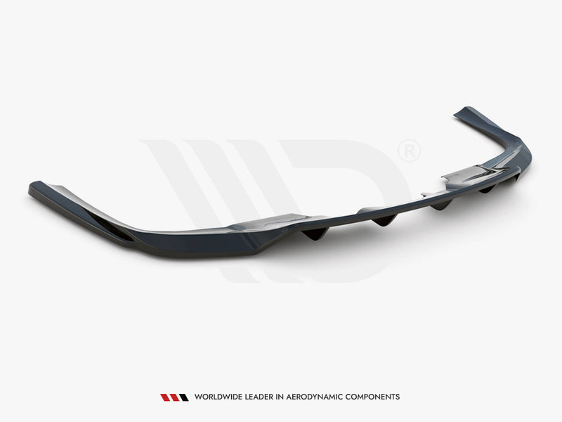 MAXTON DESIGN Central Rear Splitter (Vertical Bars) Mercedes GLS Amg-line X167 (2019-)