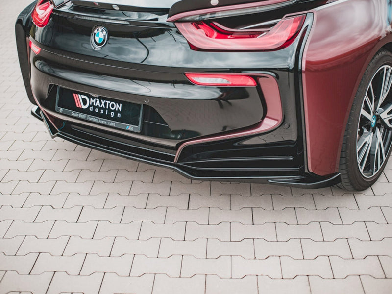 MAXTON DESIGN Central Rear Splitter Bmw I8 (2014-2020)