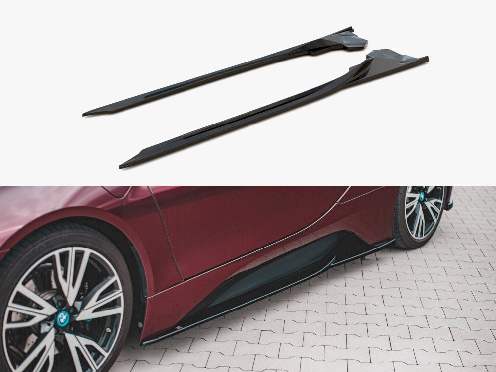 Side Skirts Splitters compatible with BMW i8 (2014-2020)