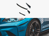 Front Bumper Wings (Canards) compatible with BMW M2 F87