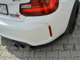 Rear Side Splitters compatible with BMW M2 F87 Coupe