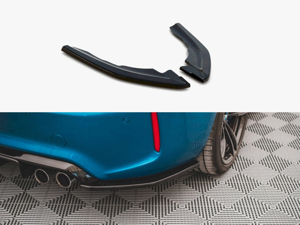 Rear Side Splitters V.3 compatible with BMW M2 F87 (2016-2020)