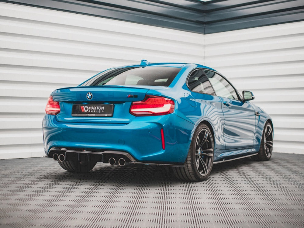 Rear Side Splitters V.3 compatible with BMW M2 F87 (2016-2020)