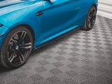 Side Skirts Diffusers V.2 compatible with BMW M2 F87 (2016-2020)