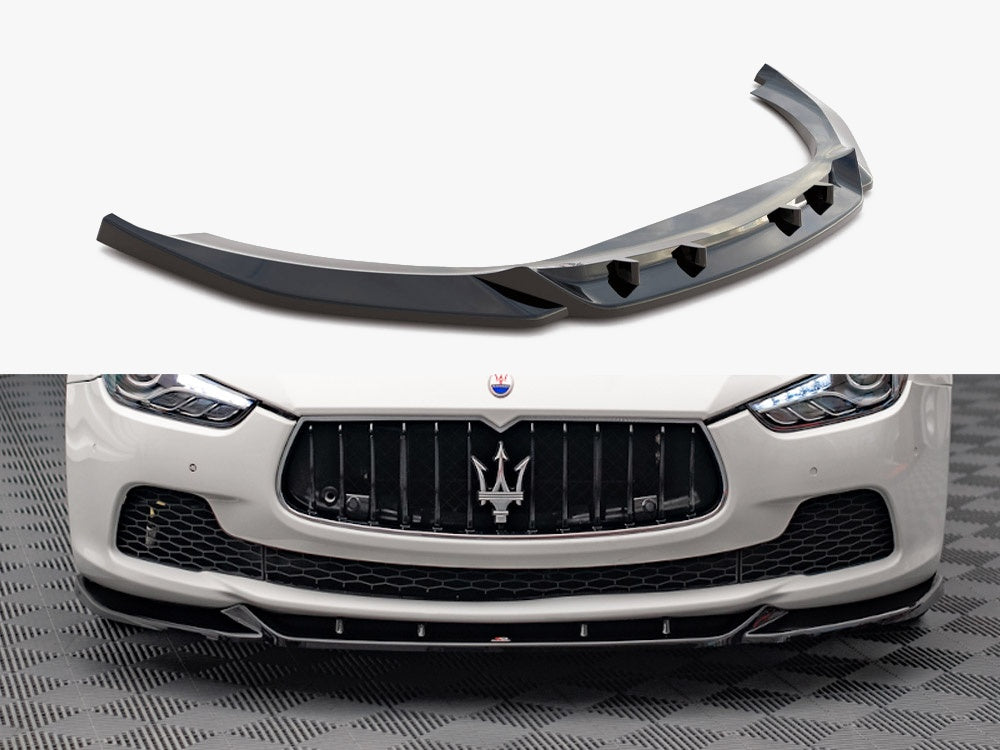 Front Splitter V.1 compatible with Maserati Ghibli Mk3 (2013-2017)